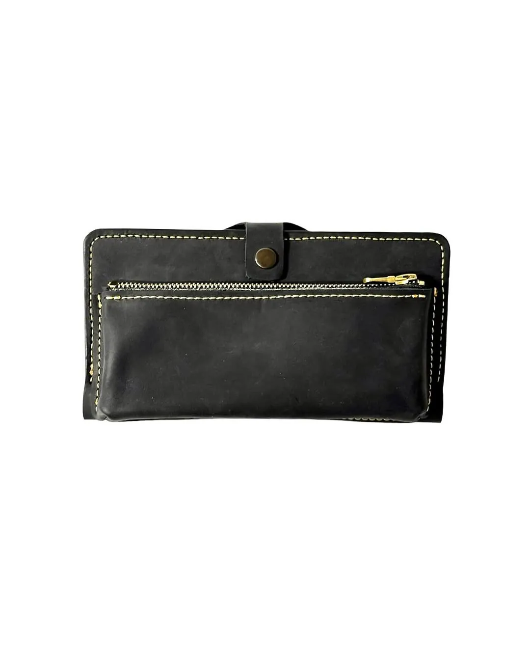 Large Handmade Genuine Leather Men's Wallet