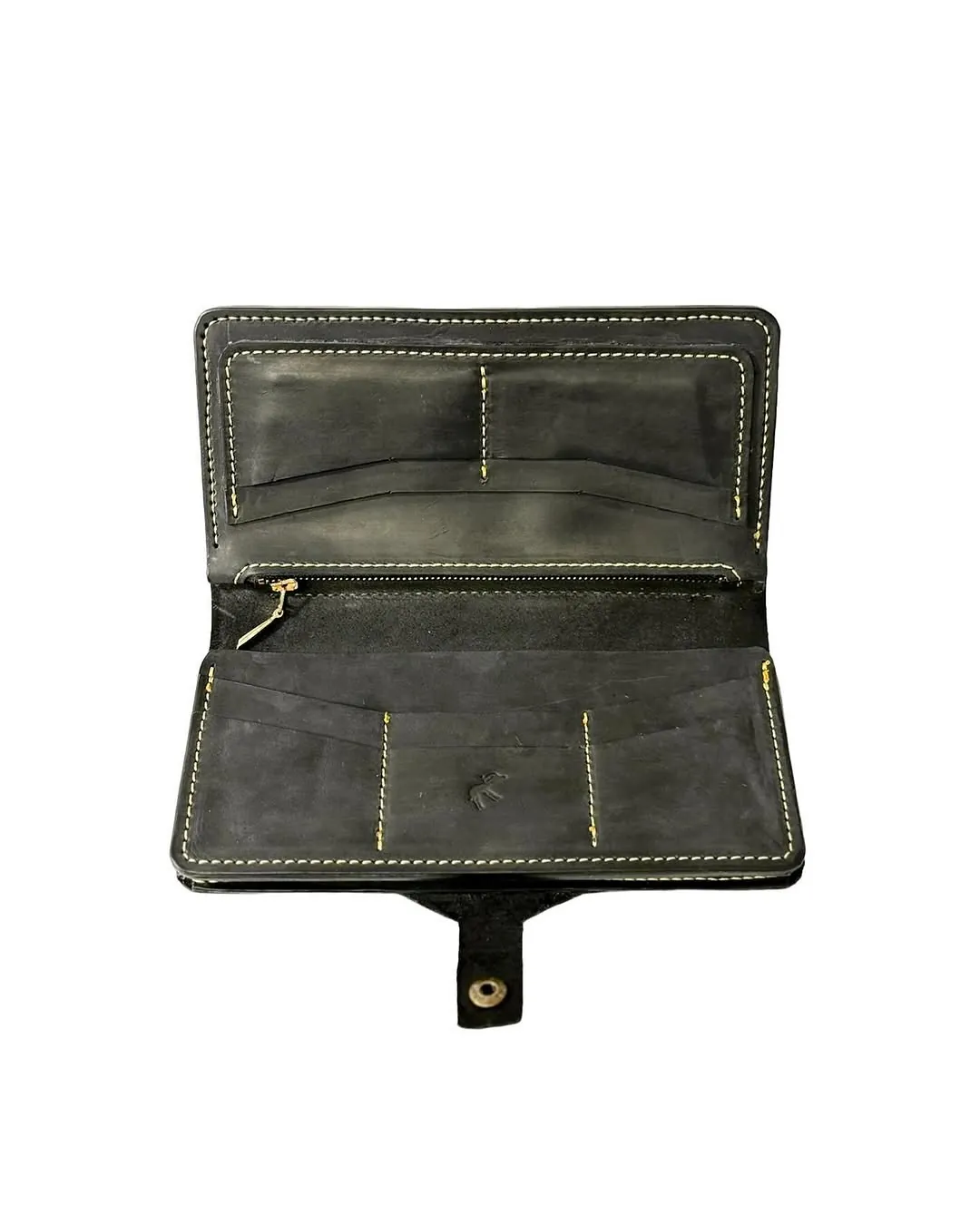 Large Handmade Genuine Leather Men's Wallet