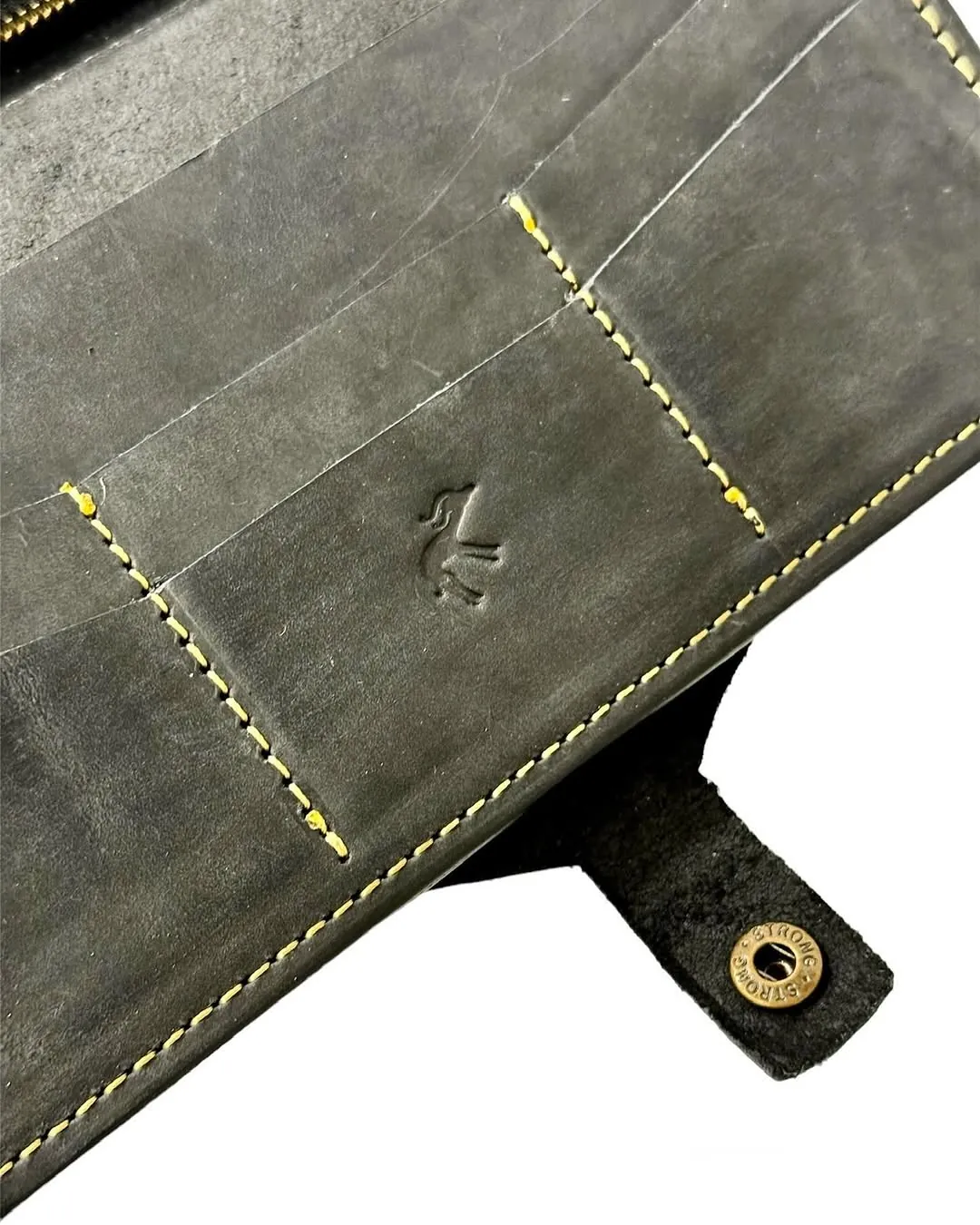 Large Handmade Genuine Leather Men's Wallet