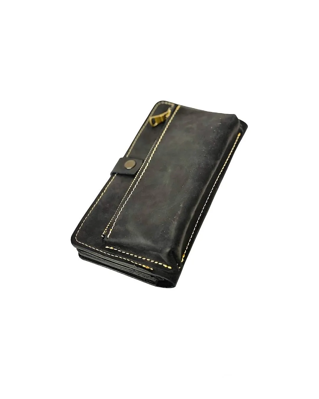 Large Handmade Genuine Leather Men's Wallet