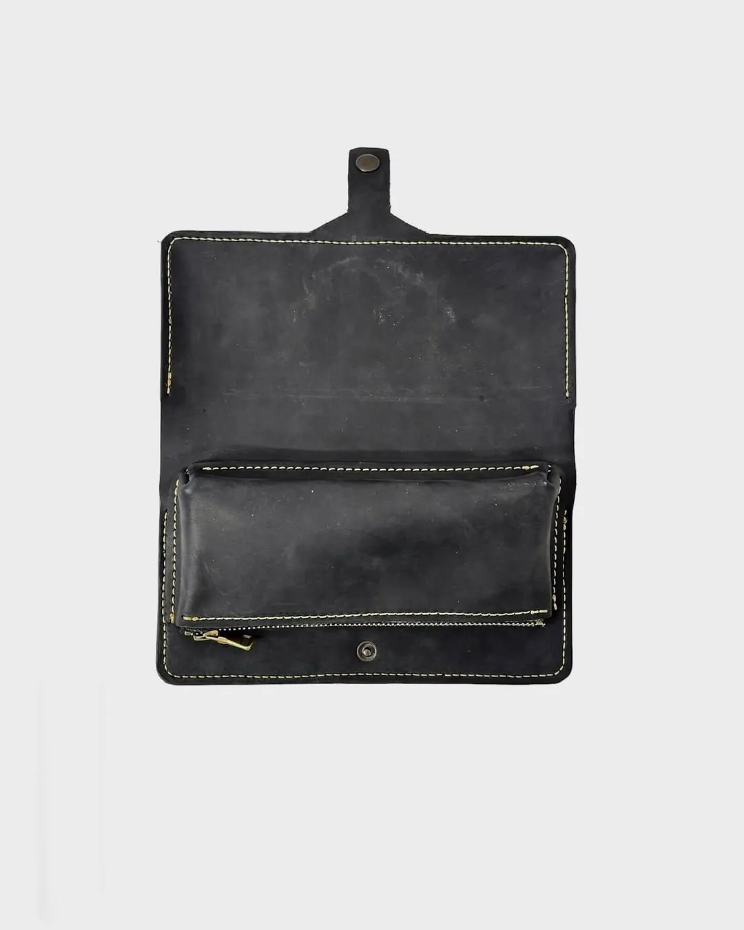 Large Handmade Genuine Leather Men's Wallet