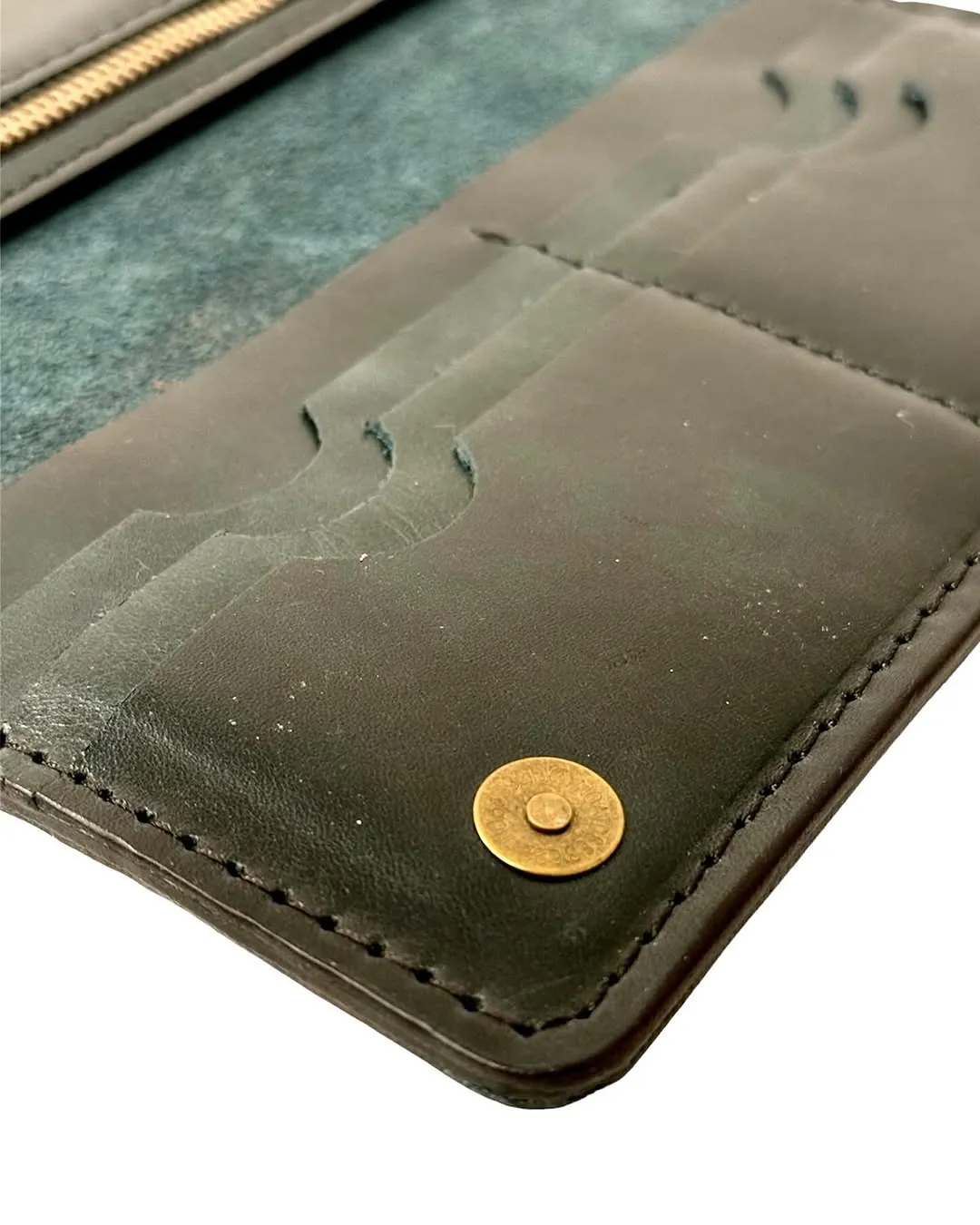 Handmade Natural Leather Large Wallet