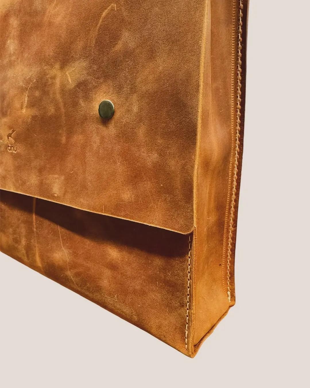 Handmade Natural Leather Laptop Bag