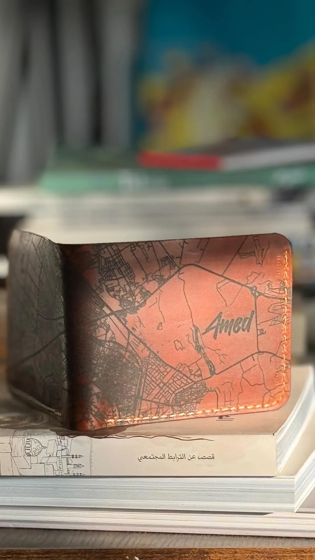 Custom Amed City Map Wallet