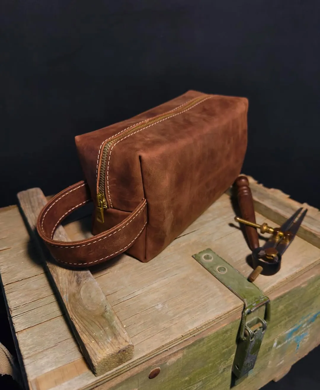 Men's Handbag - Brown