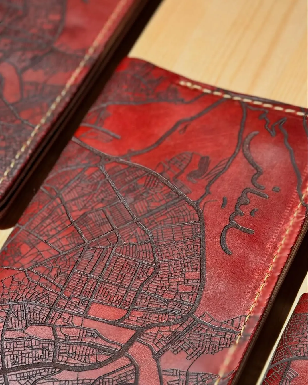 Sulaymaniyah Map Leather Wallet
