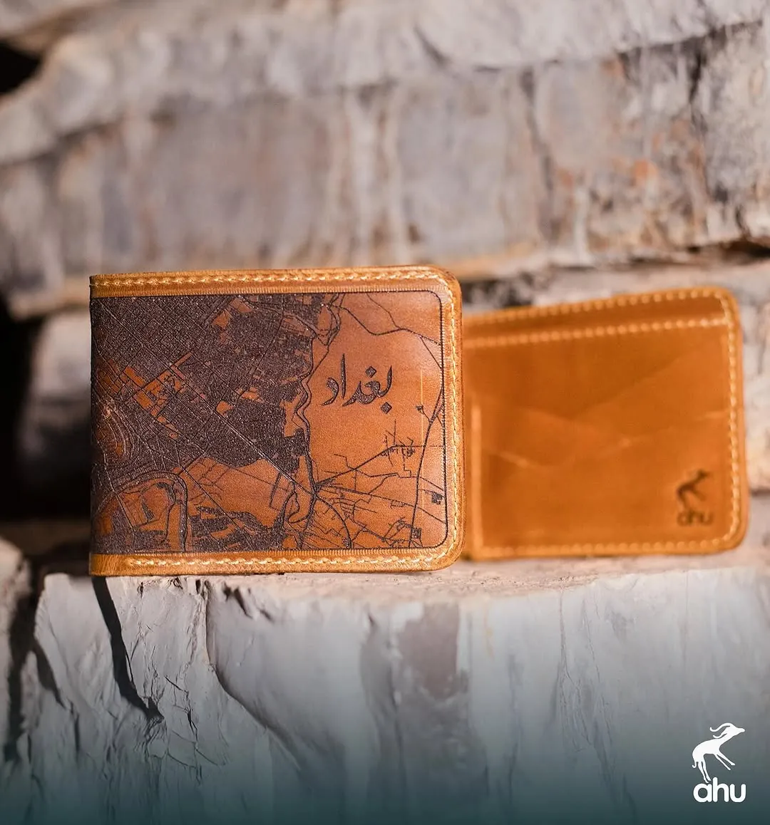 Handmade Leather Wallet - Baghdad Edition
