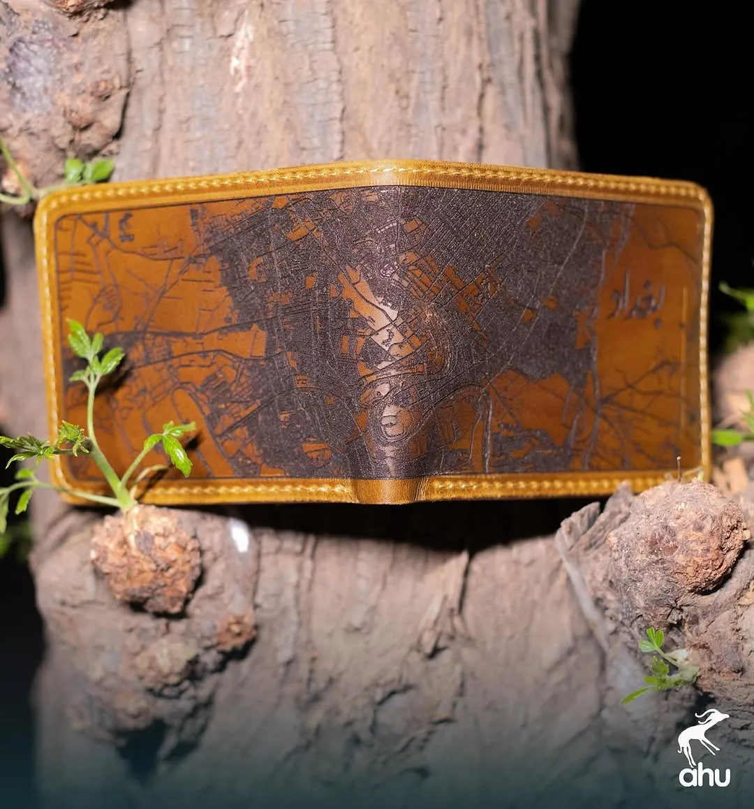Handmade Leather Wallet - Baghdad Edition