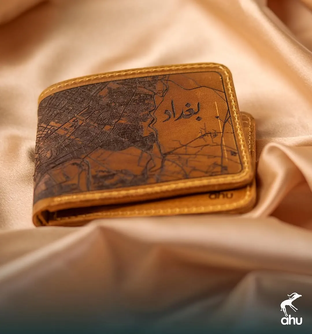 Handmade Leather Wallet - Baghdad Edition