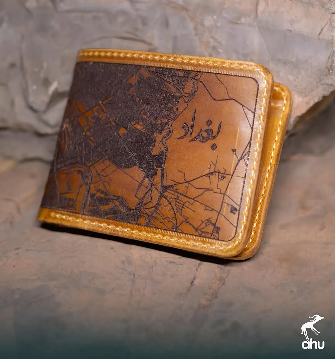 Handmade Leather Wallet - Baghdad Edition