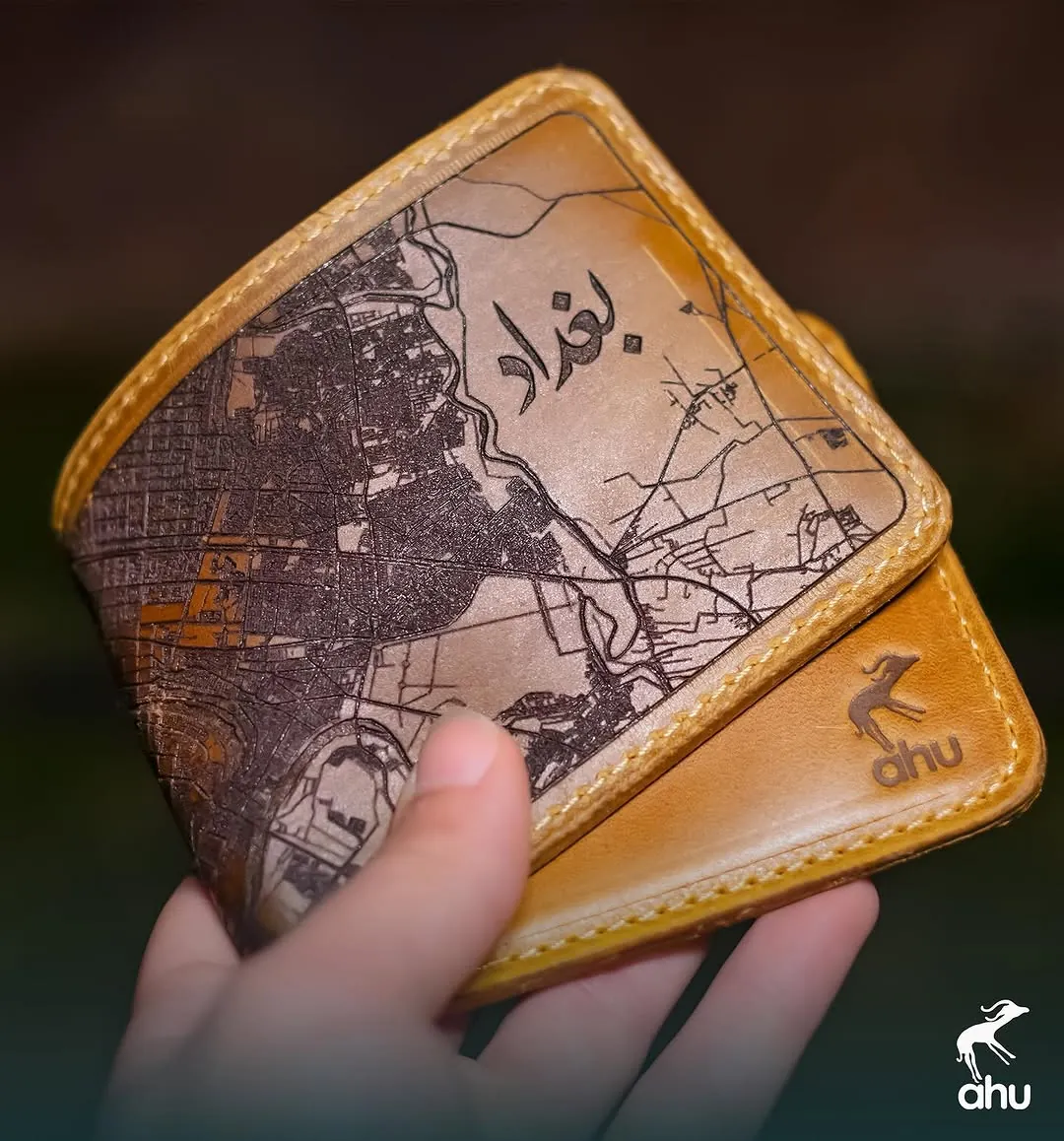Handmade Leather Wallet - Baghdad Edition