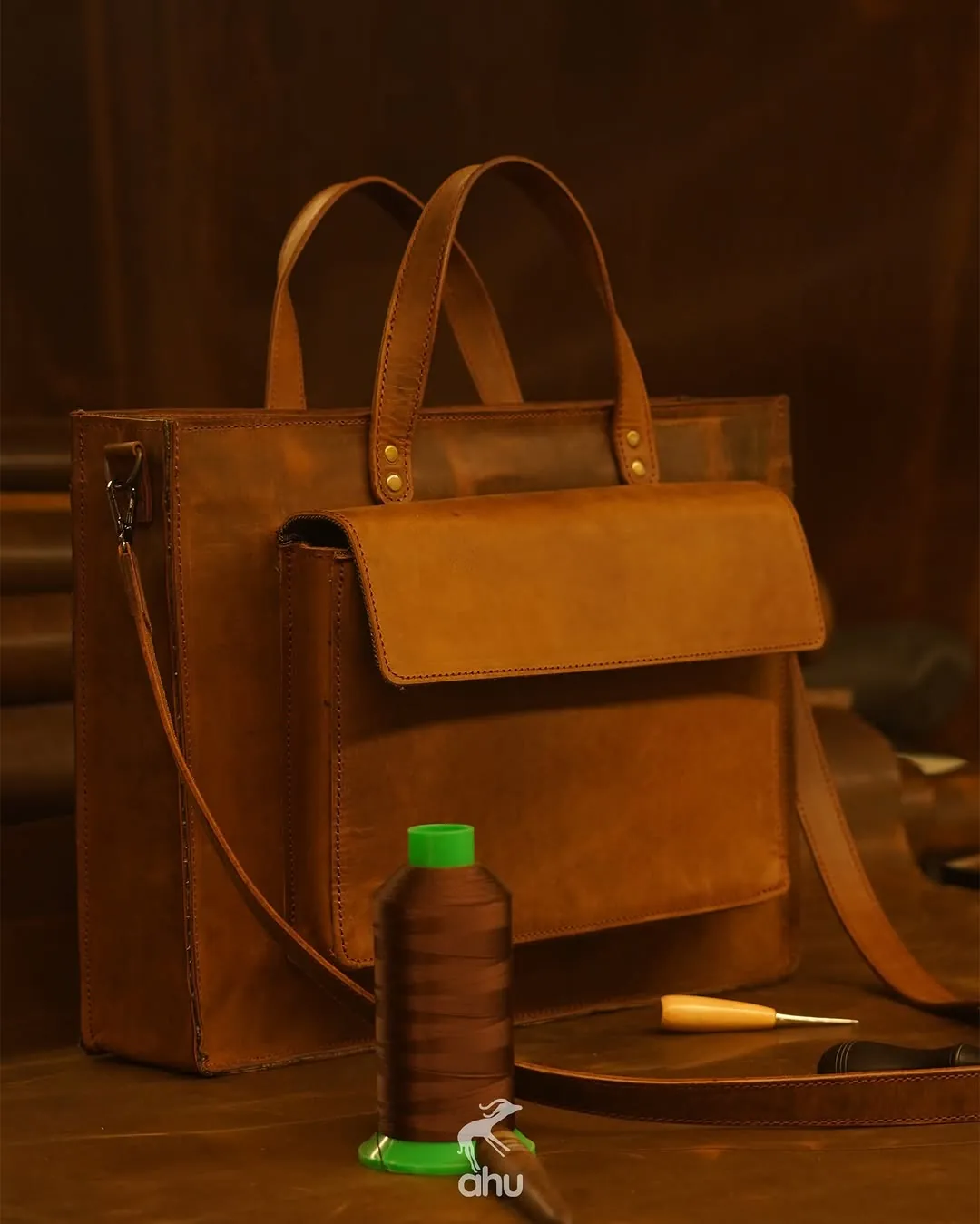 Mango Natural Leather Bag