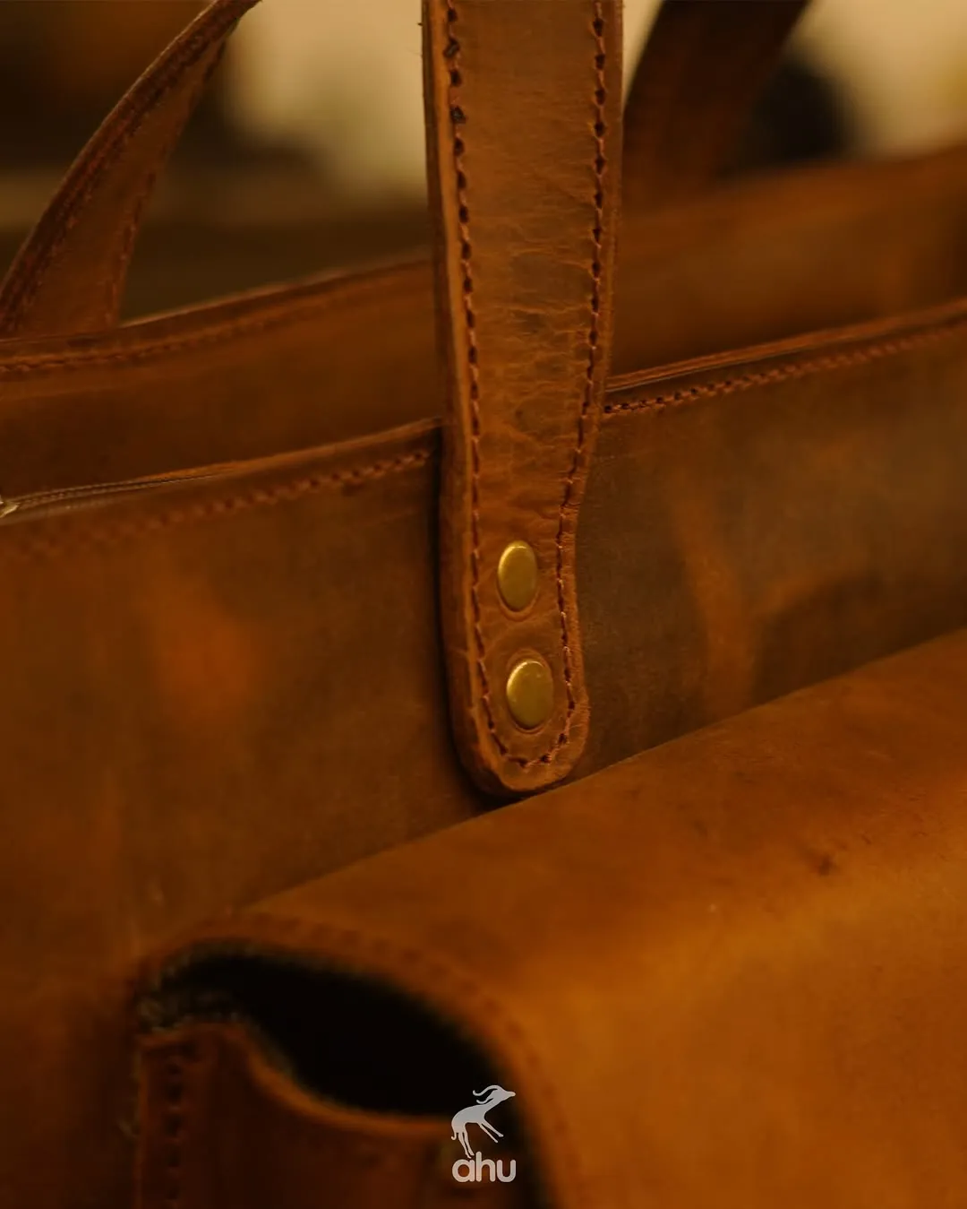 Mango Natural Leather Bag