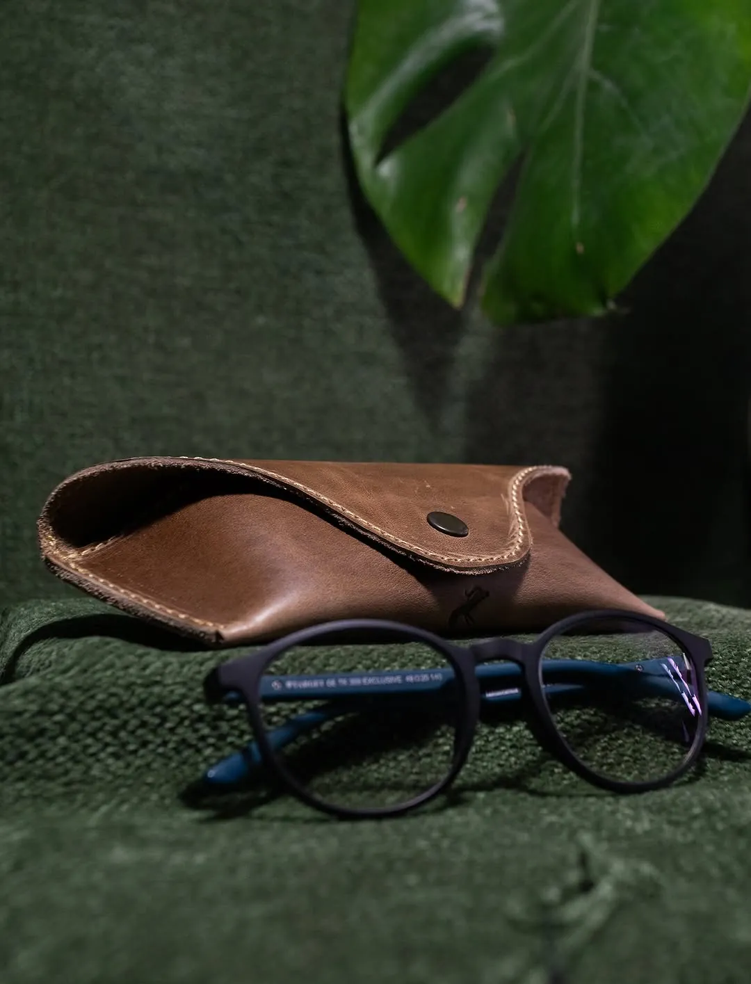 Handmade Genuine Leather Glasses Case