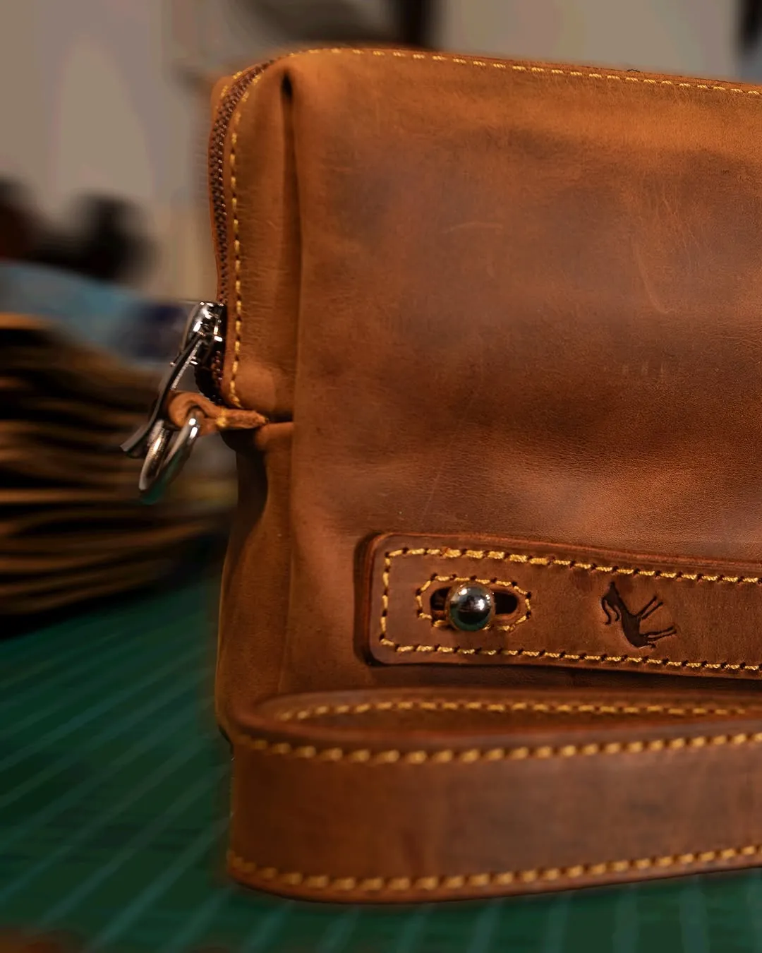 Brown Leather Pouch