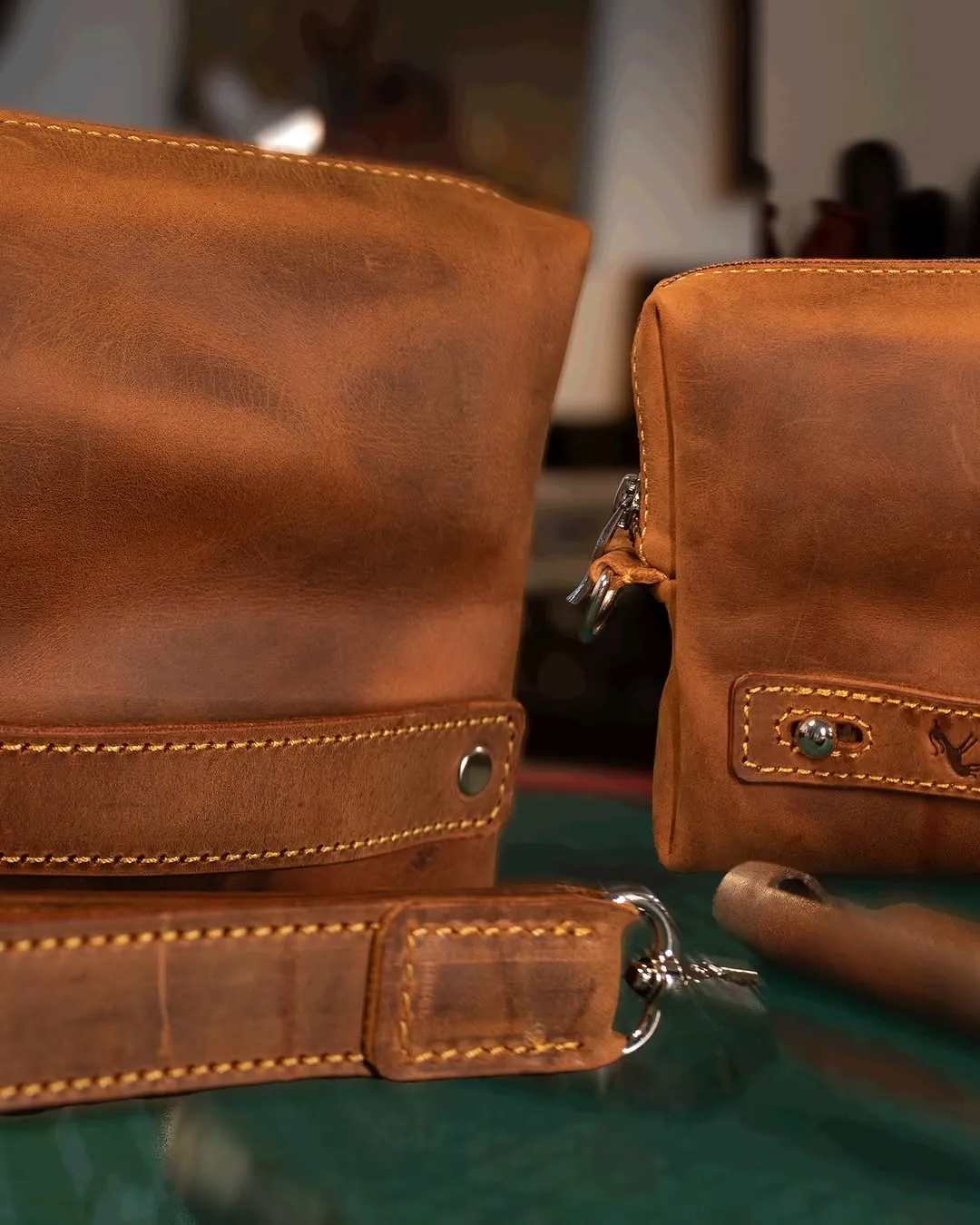 Brown Leather Pouch