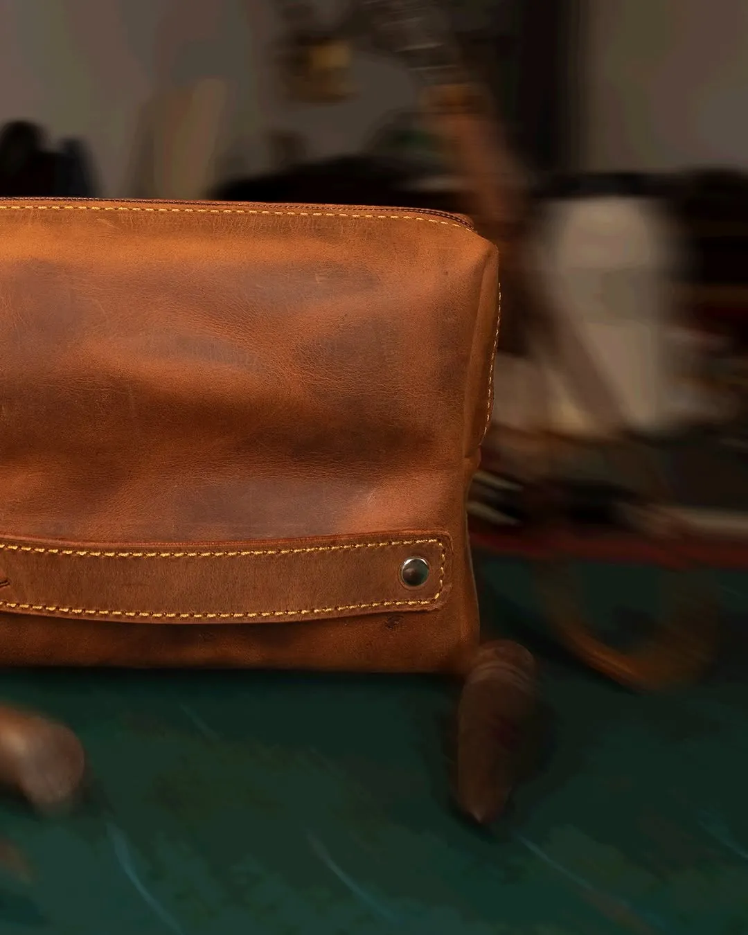 Brown Leather Pouch