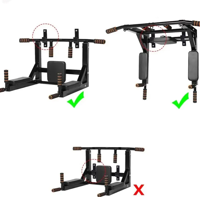 Wall Pull-up Bar for Abdominal and Arm Exercises