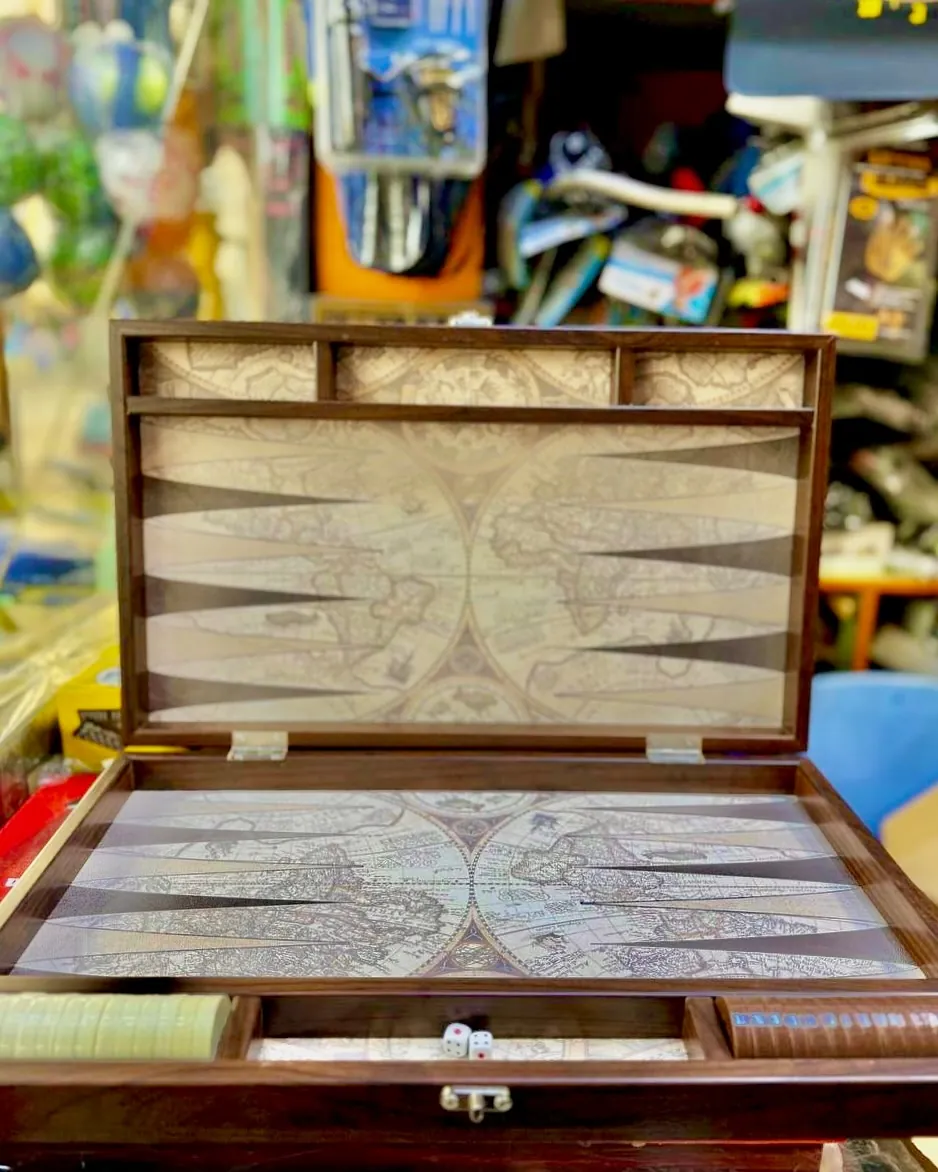 VIP First Class Turkish Backgammon Set