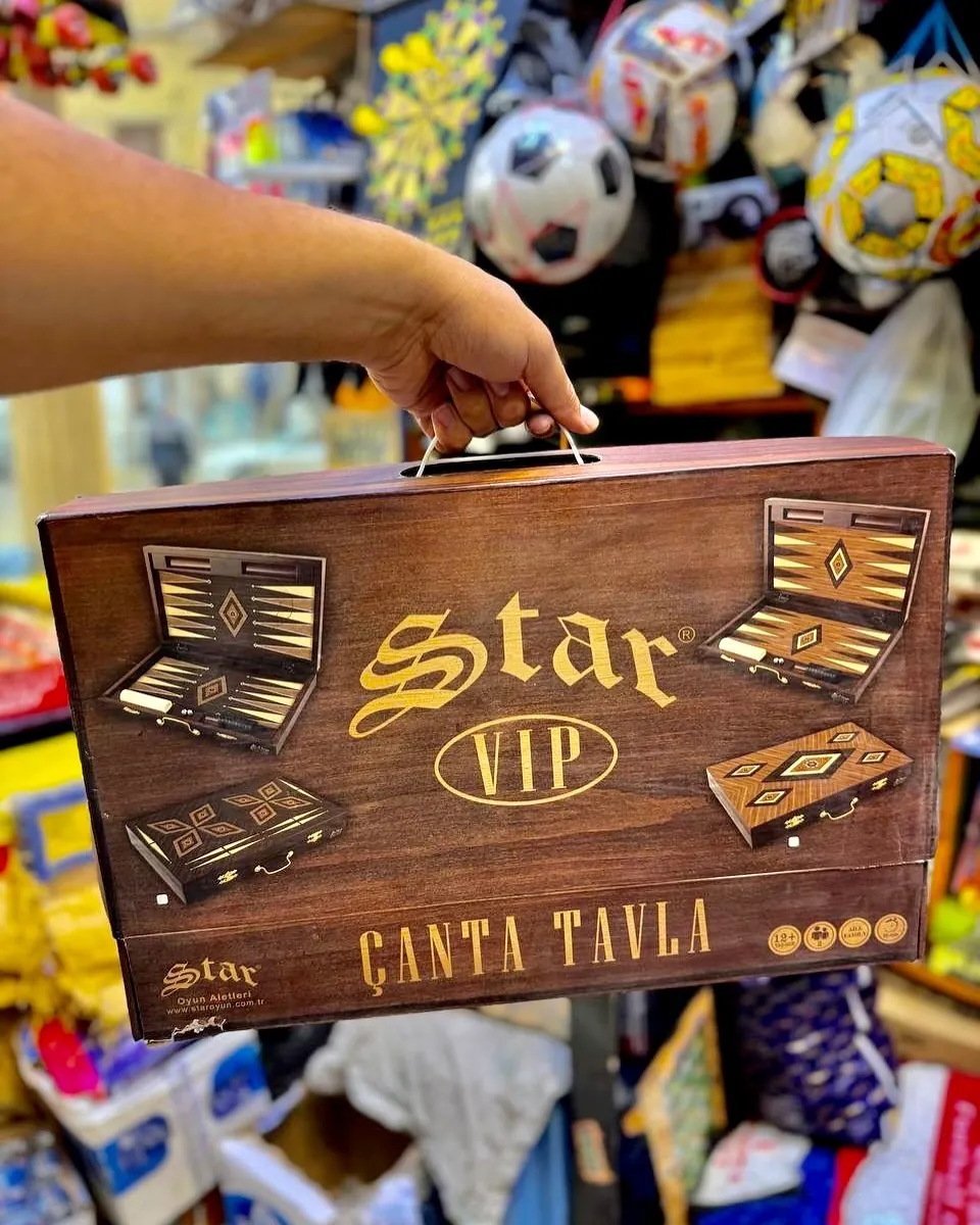 Star VIP Turkish Backgammon Set