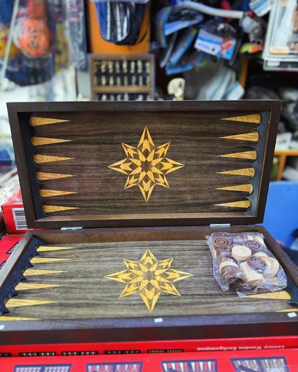 First-Class Iranian Backgammon Board