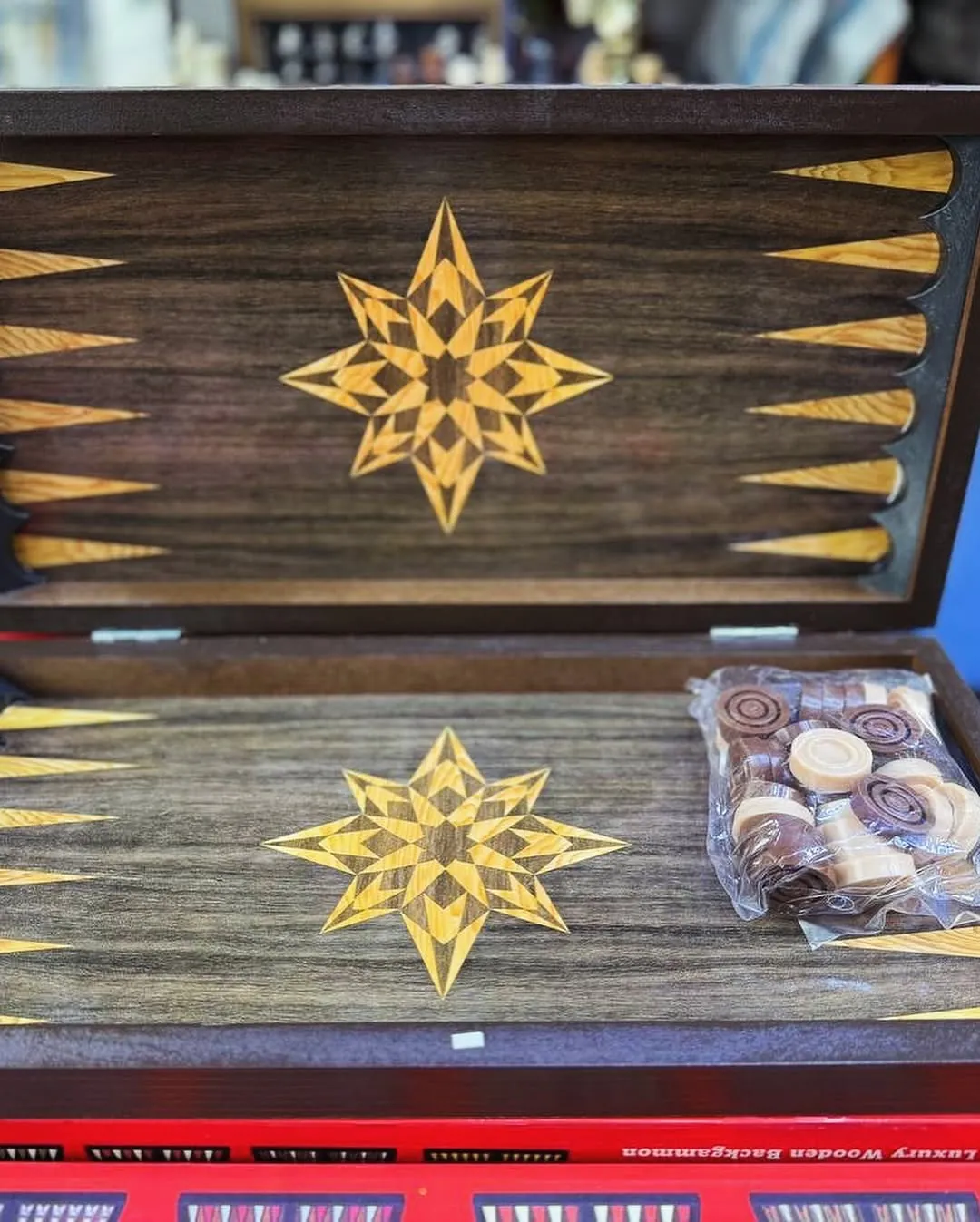 First-Class Iranian Backgammon Board