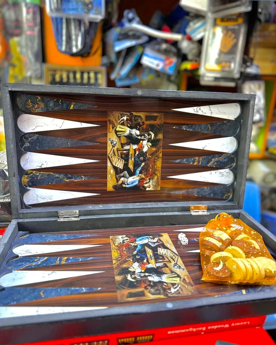 First Class Turkish Backgammon Board
