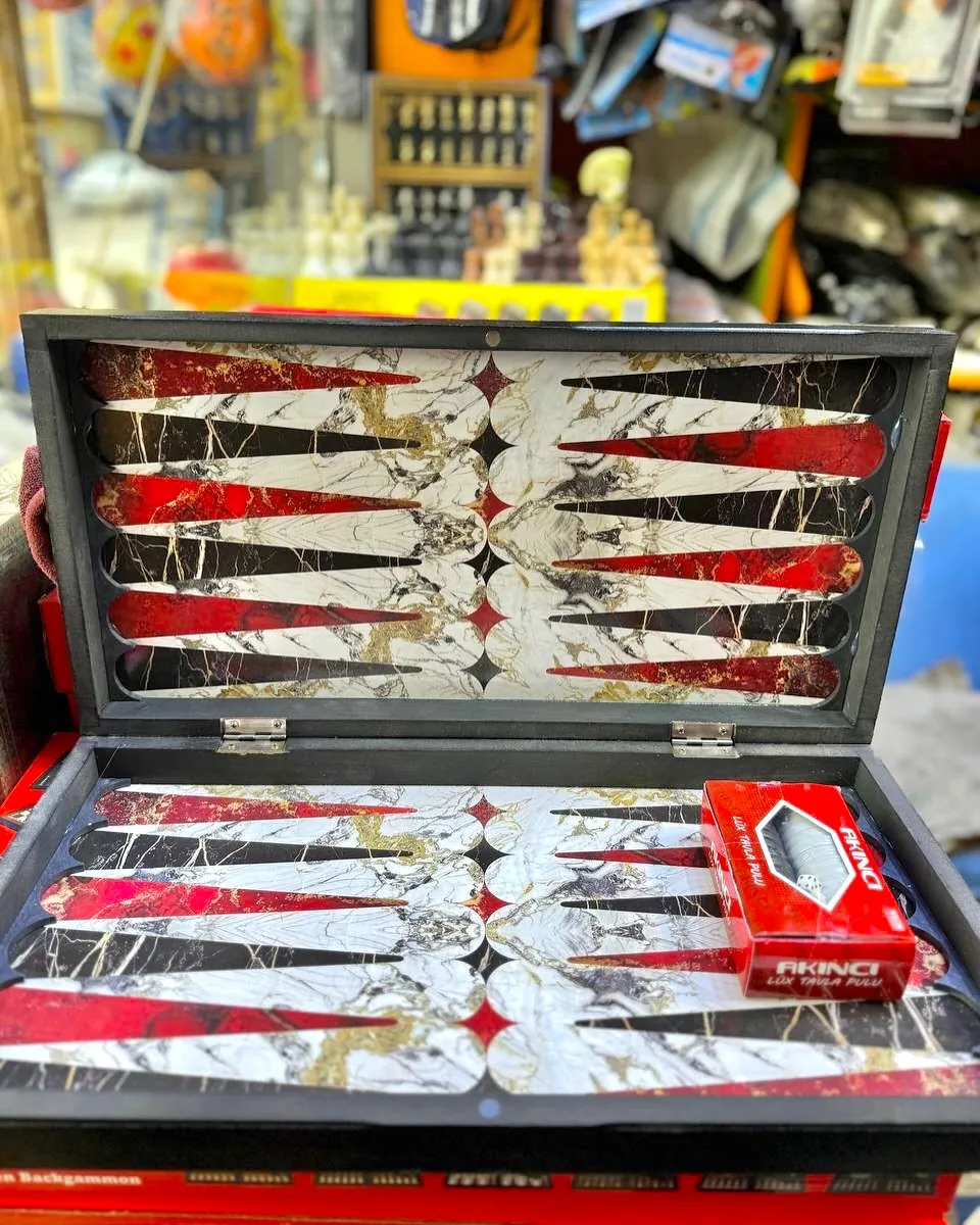First-Class Turkish Backgammon Set