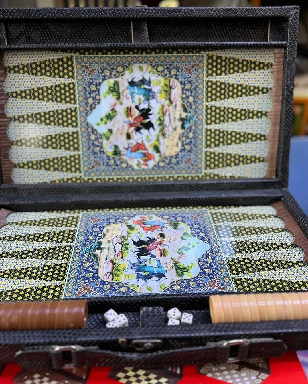 First Class Turkish Backgammon Set
