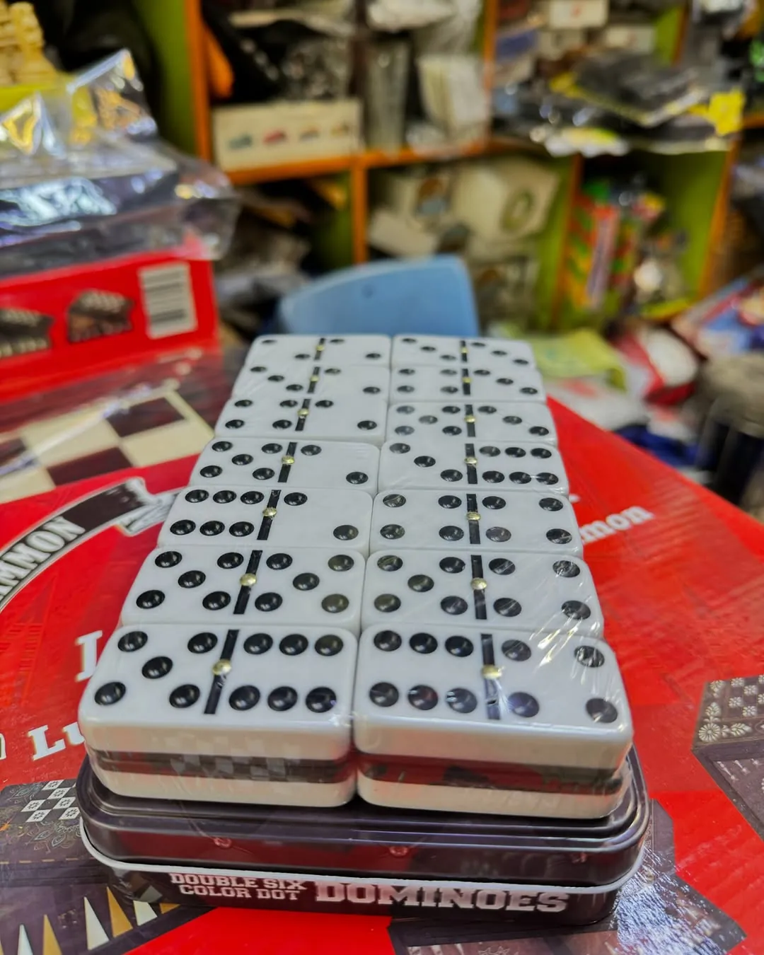 Double Six Color Dot Dominoes