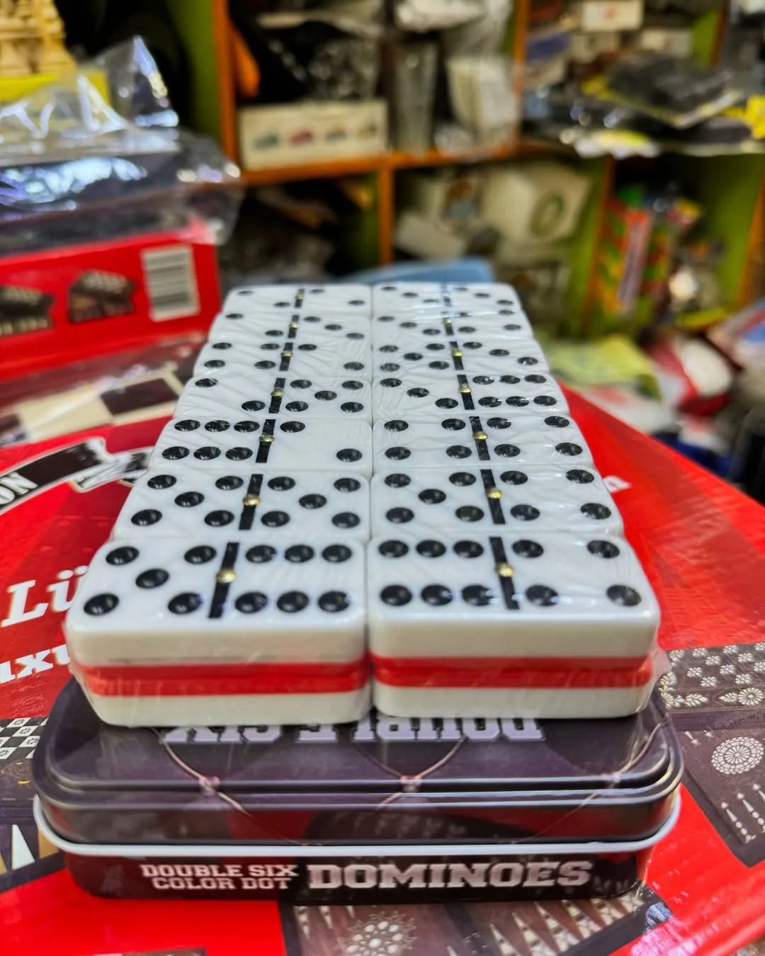 Double Six Color Dot Dominoes