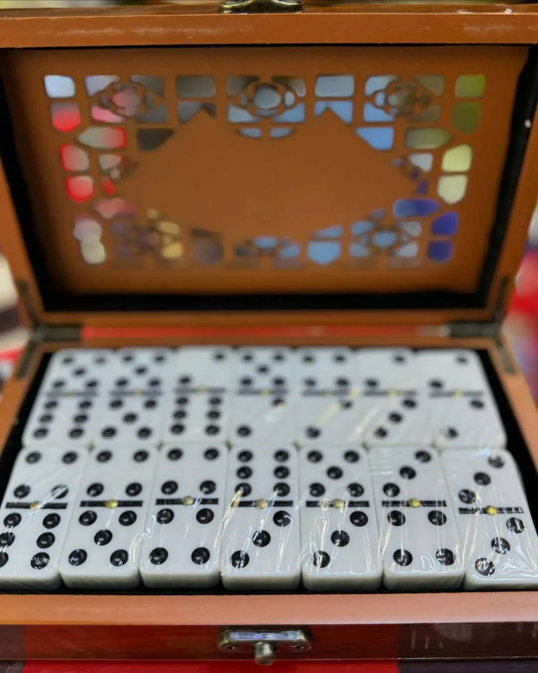Double Six Color Dot Dominoes