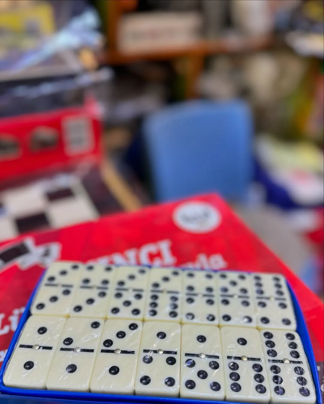 Double Six Color Dot Dominoes