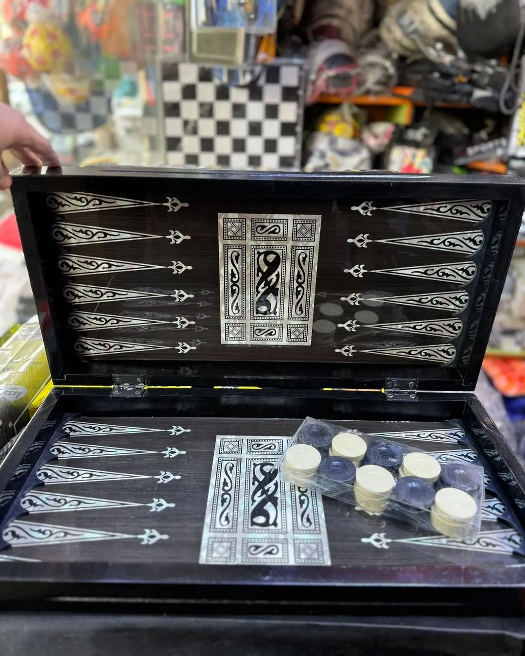 First-Class Turkish Backgammon Set