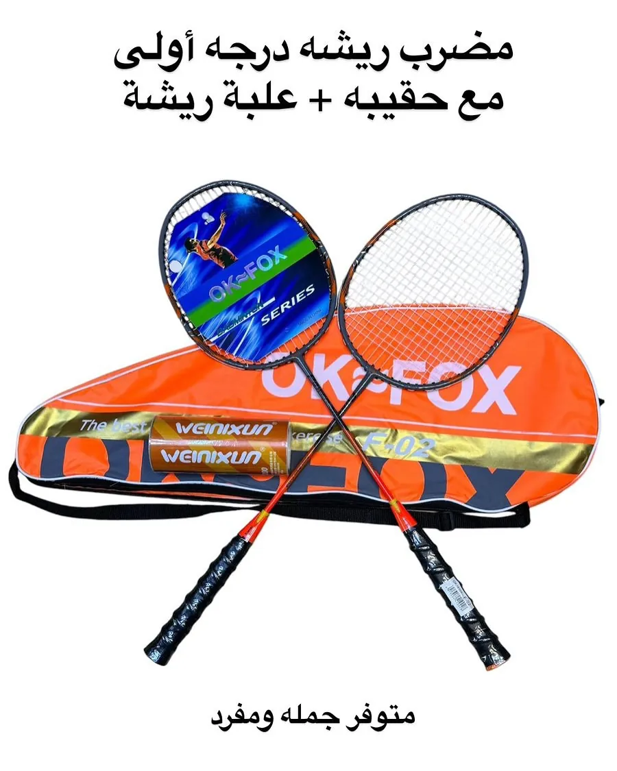 OK-FOX Badminton Racket Set