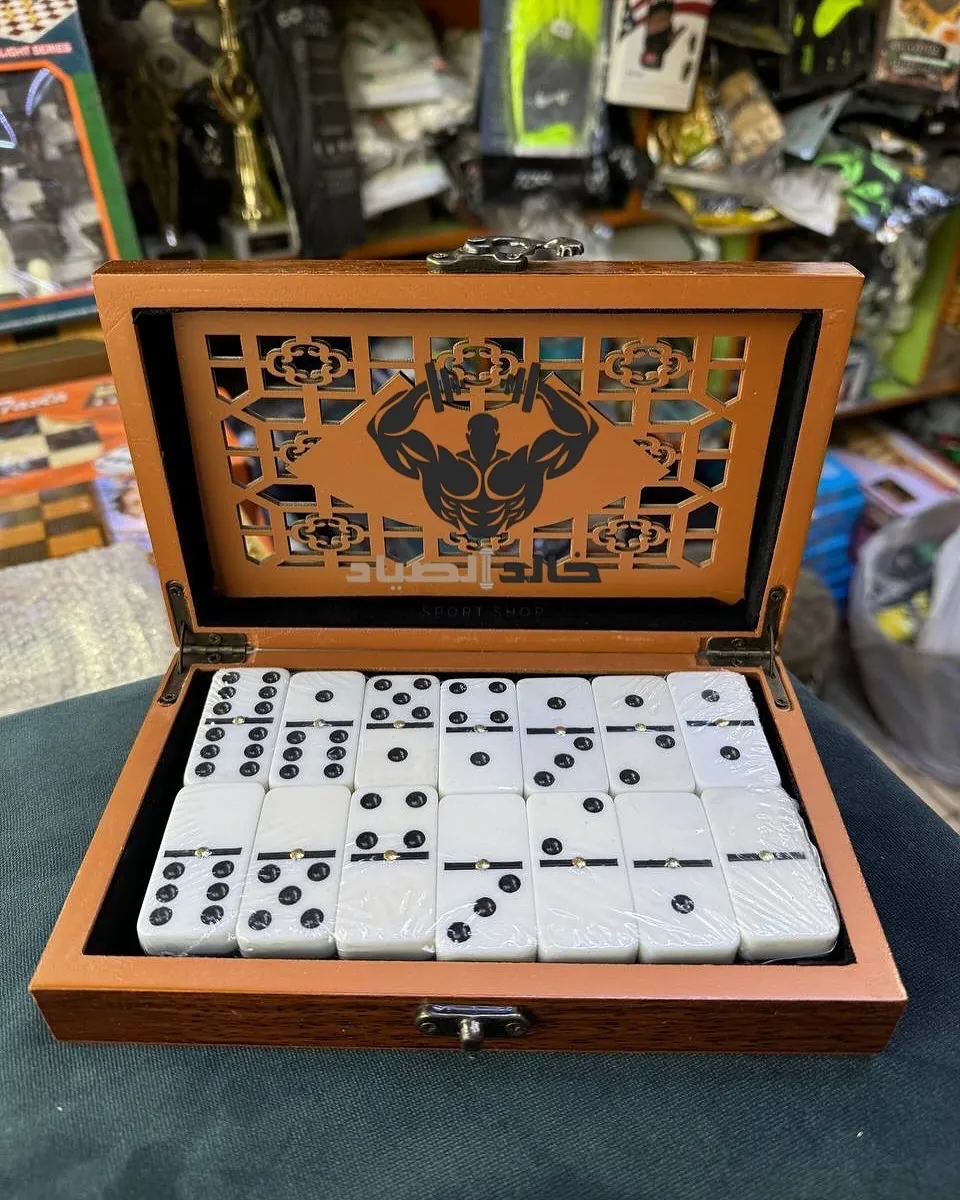 Wooden Dominoes Box Set