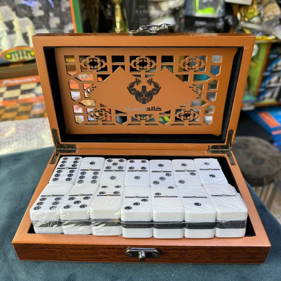 Wooden Dominoes Box Set