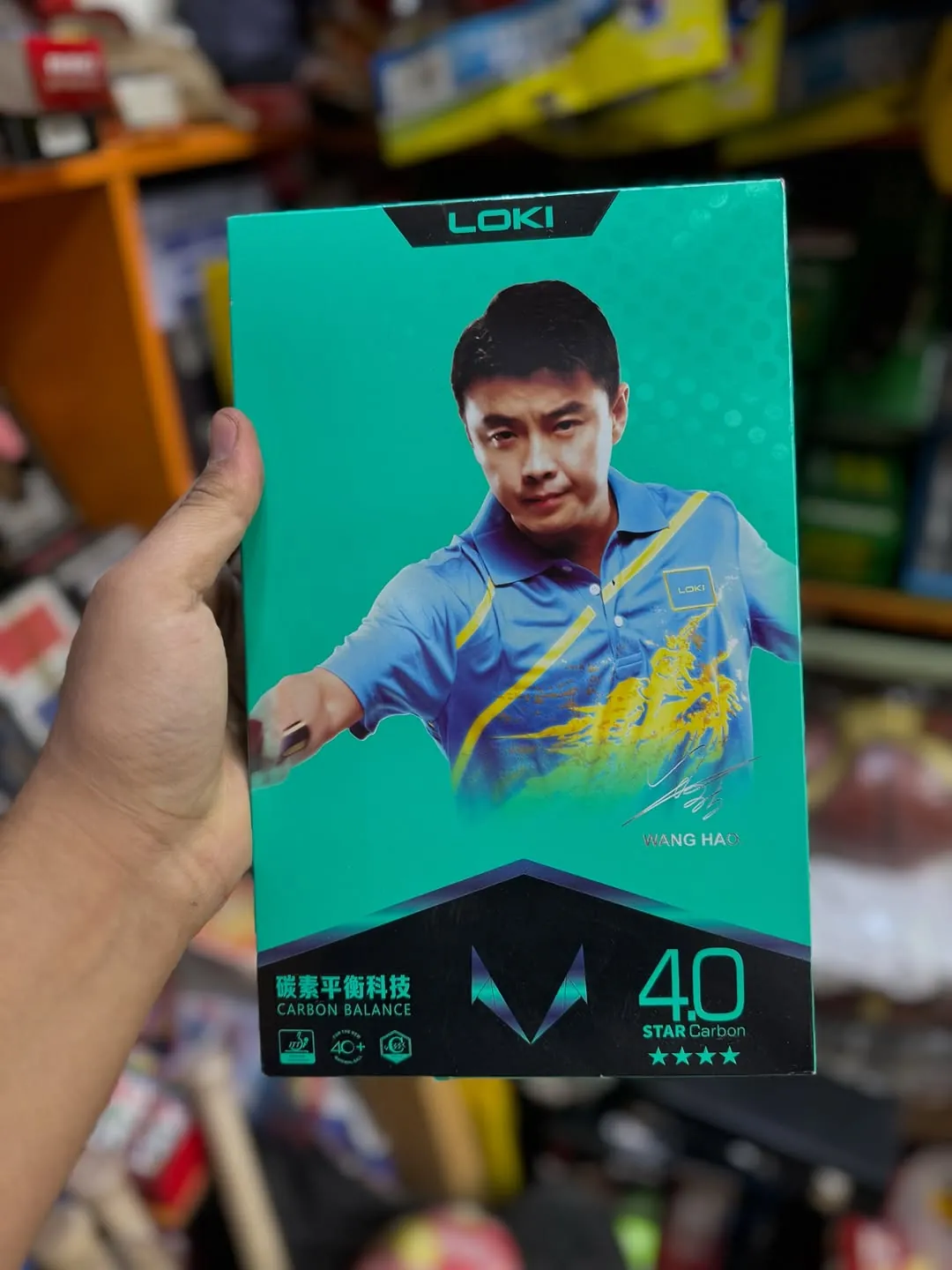 Loki Wang Hao 4.0 Star Carbon Table Tennis Racket