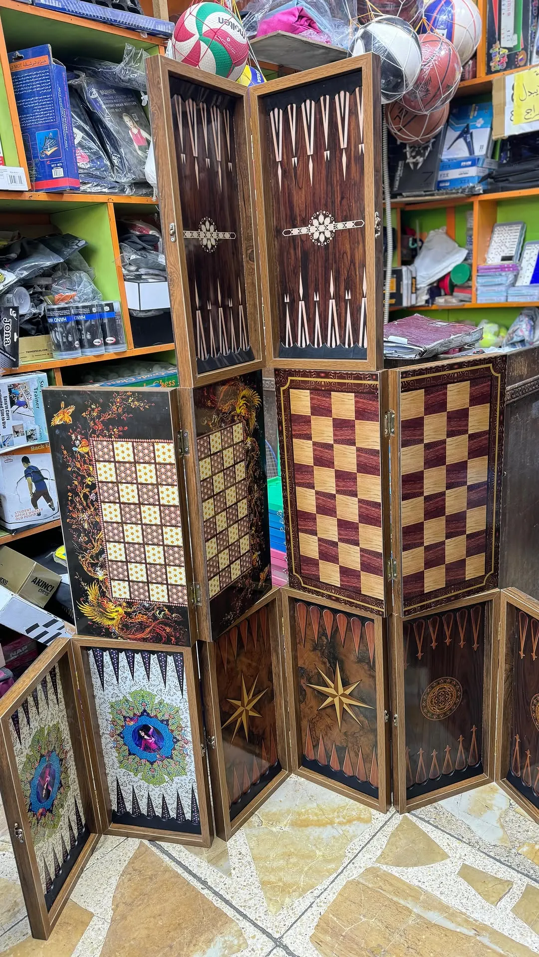 Wooden Board Game Set (Chess and Backgammon)