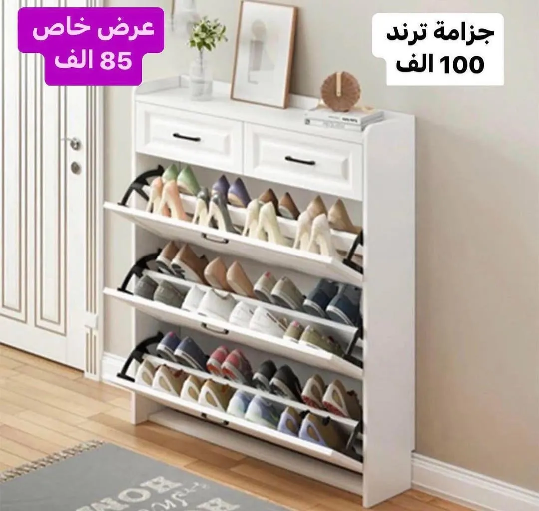 Elegant and practical shoe cabinet