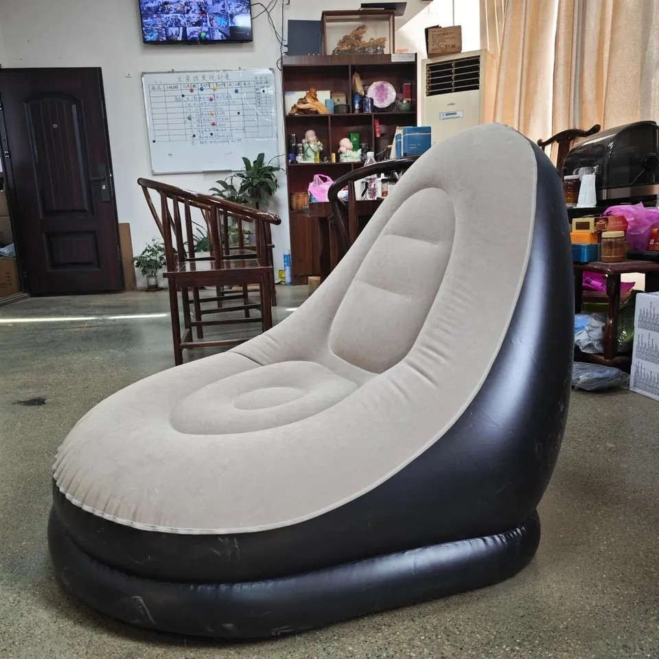 Ottoman Inflatable Chair with Tabouret