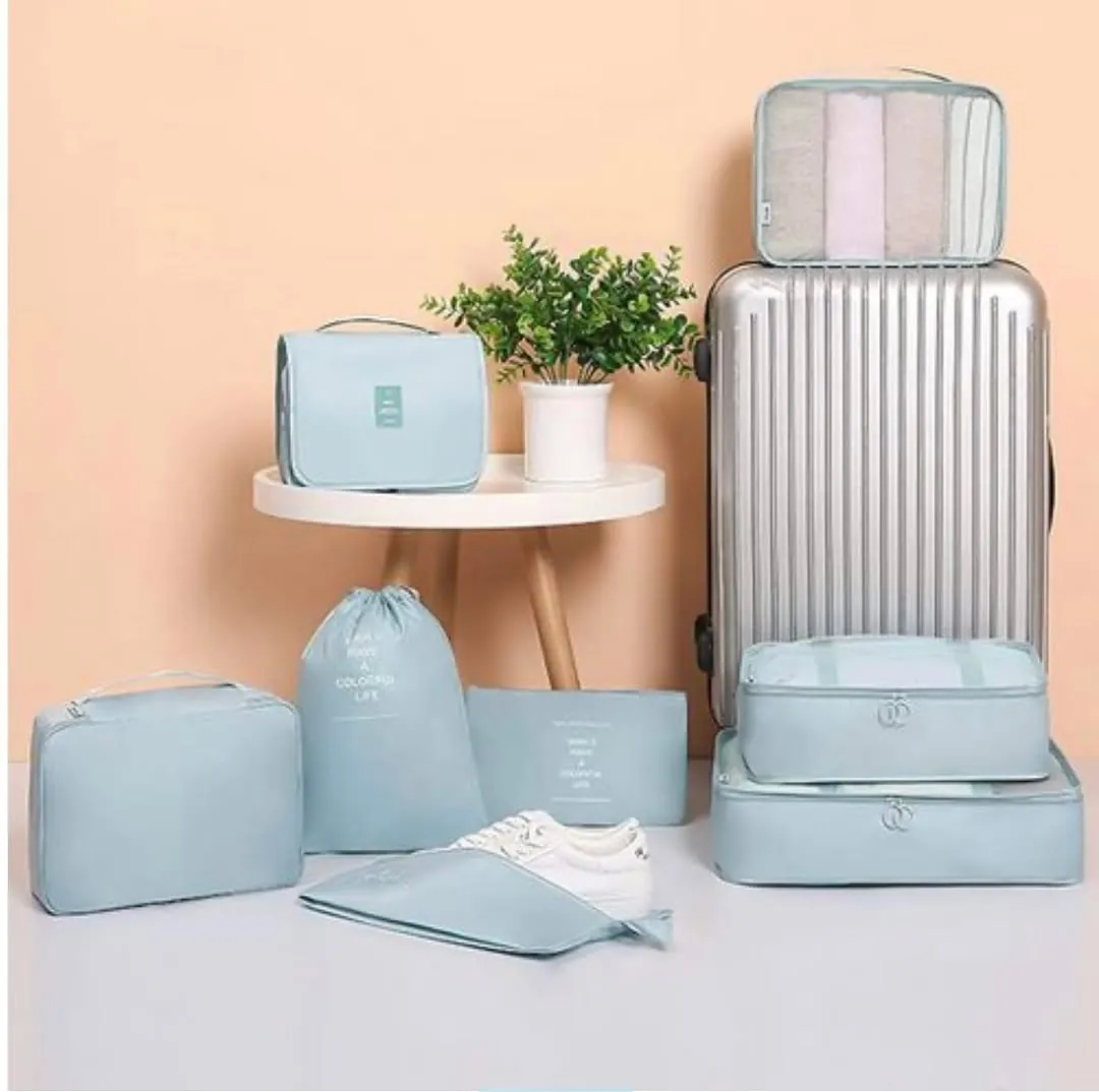 Travel Bag Organizer Set - 7 Pieces