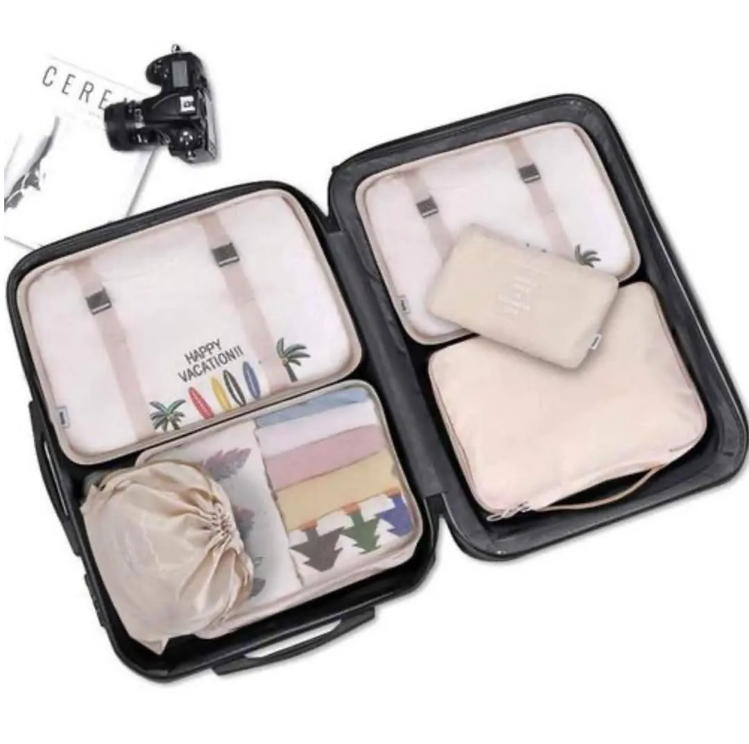 Travel Bag Organizer Set - 7 Pieces