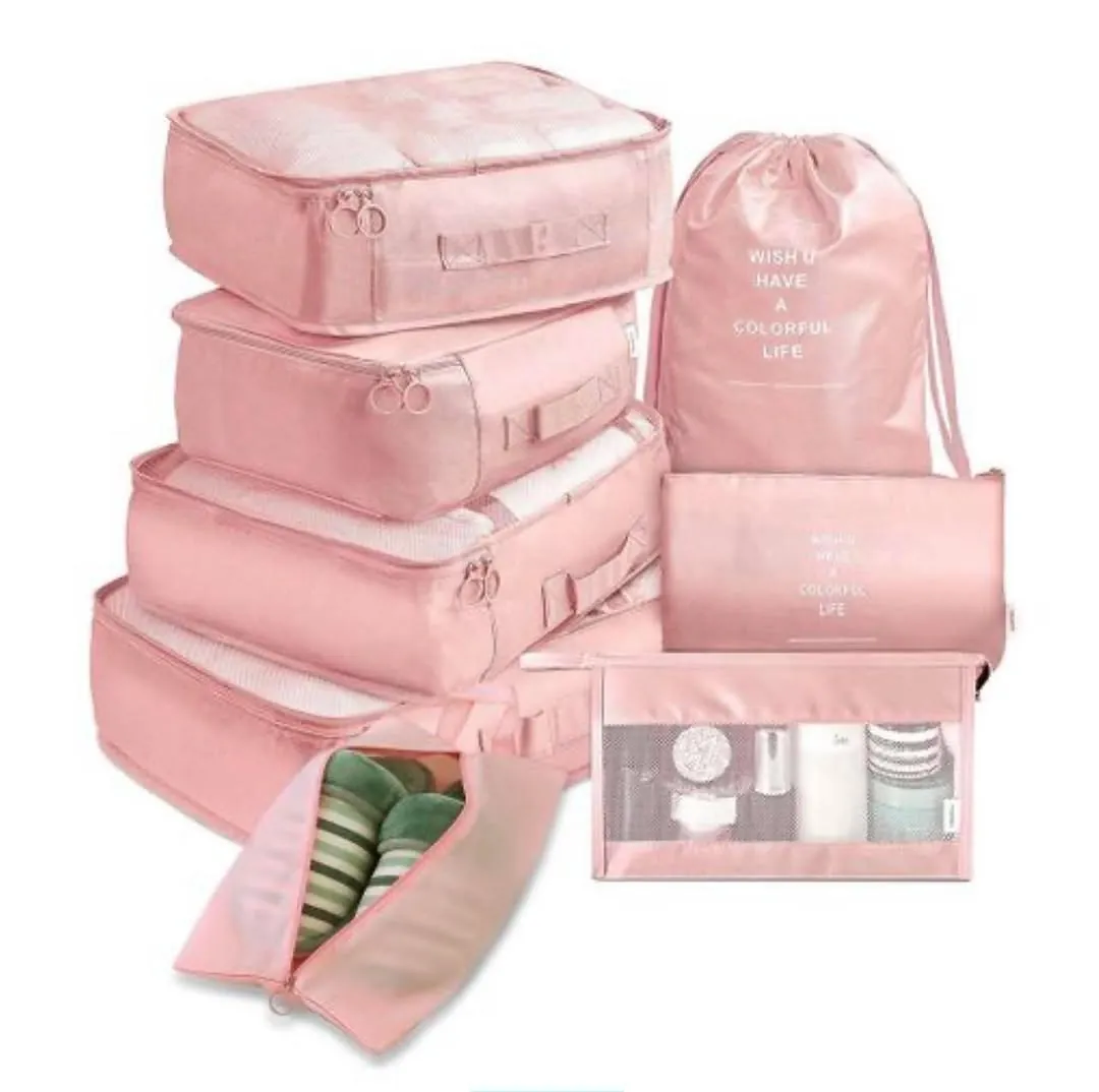 Travel Bag Organizer Set - 7 Pieces