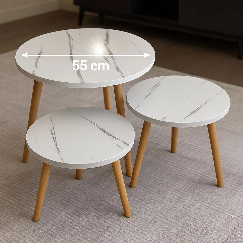 Modern 3-Piece Table Set