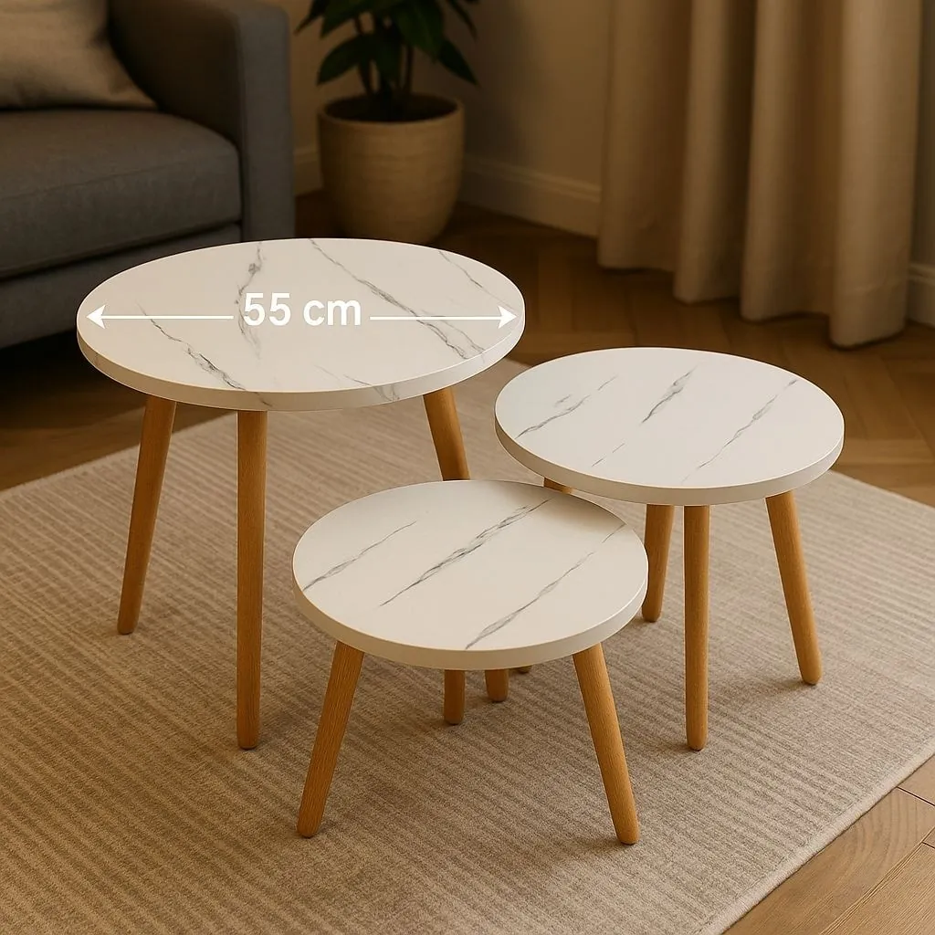 Modern 3-Piece Table Set