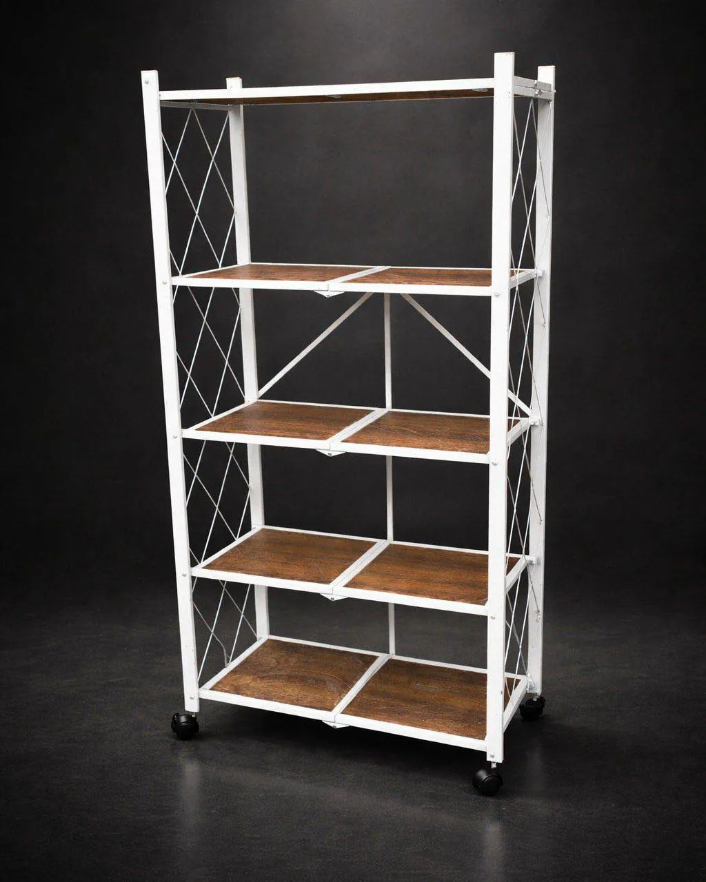 Multi-Tier Kitchen Storage Rack with Wheels