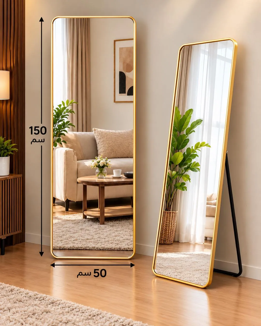 Modern Full-Length Standing Mirror
