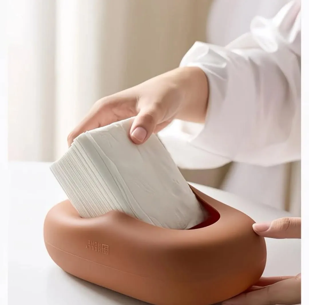 Decorative Tissue Box and Remote Control Holder Set
