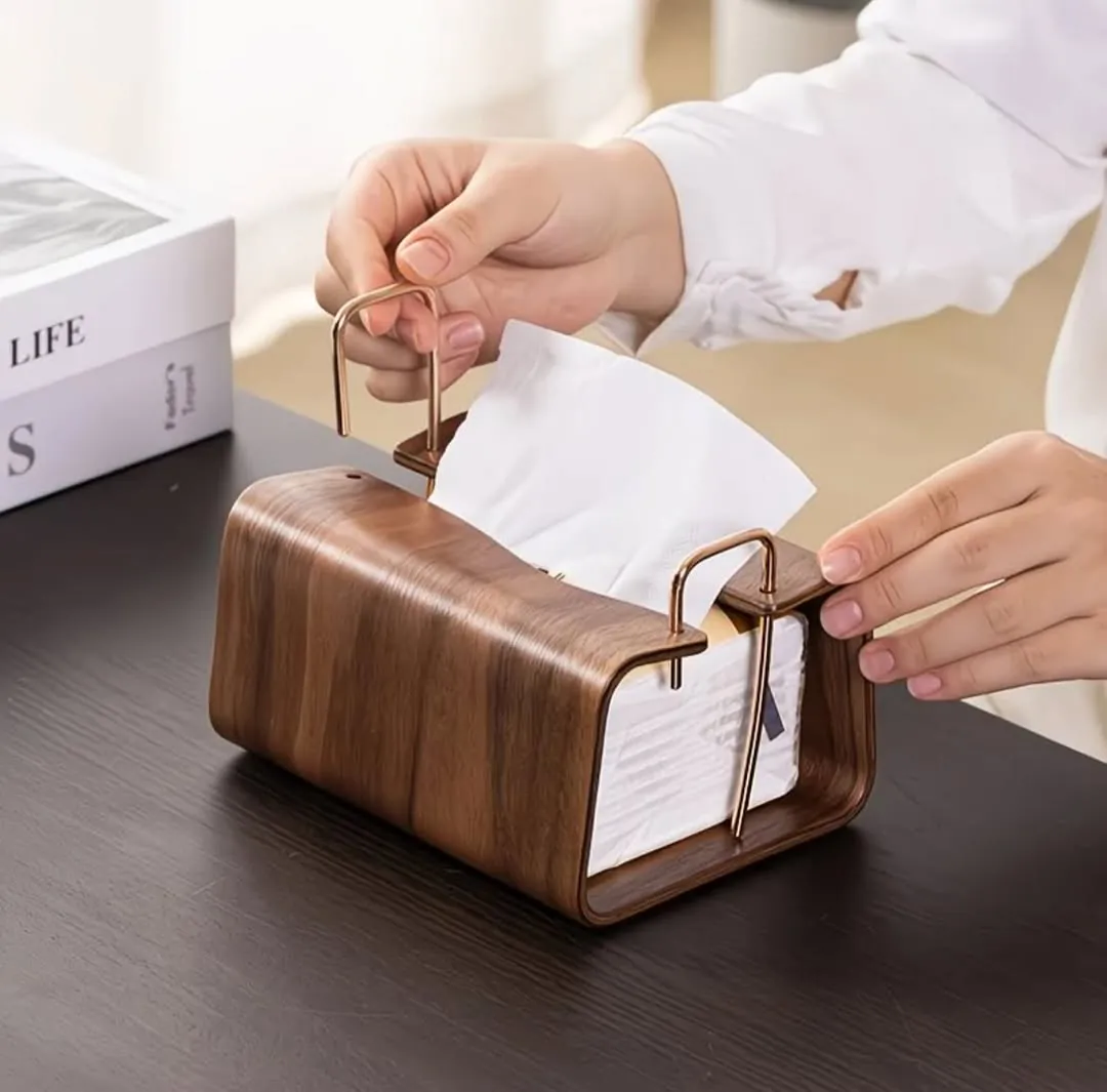 Decorative Tissue Box and Remote Control Holder Set